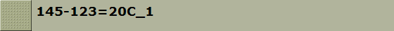 145-123=20C_1