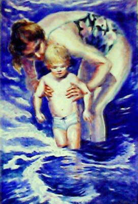 Motherchildatbeach