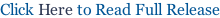 Click Here to Read Full Release